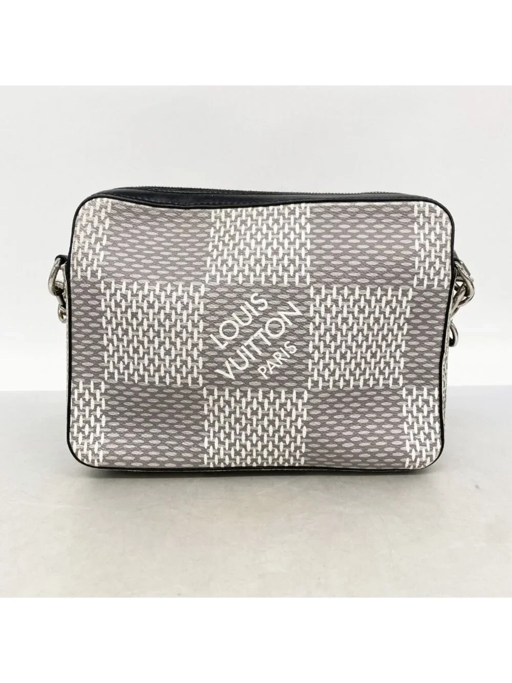 Louis Vuitton Shoulder Bag Damier Graphite 3D Trio Messenger Antarctica